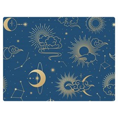 Seamless-galaxy-pattern Two Sides Premium Plush Fleece Blanket (extra Small) by uniart180623
