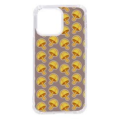 Yellow-mushroom-pattern Iphone 14 Pro Max Tpu Uv Print Case by uniart180623