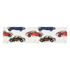 Cars-pattern Banner And Sign 4  X 1  by uniart180623