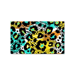 Seamless-leopard-wild-pattern-animal-print Sticker Rectangular (100 Pack) by uniart180623