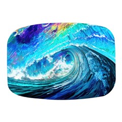 Tsunami Waves Ocean Sea Nautical Nature Water Painting Mini Square Pill Box by uniart180623