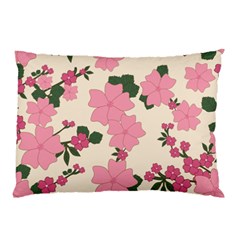 Floral Vintage Flowers Pillow Case (two Sides) by Dutashop