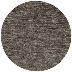 Gray Digital Fabric Vintage Wooden Puzzle Round by ConteMonfrey