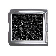 E=mc2 Text Science Albert Einstein Formula Mathematics Physics Mega Link Italian Charm (18mm) by uniart180623