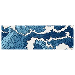 Waves Aesthetics Illustration Japanese Banner And Sign 9  X 3  by uniart180623