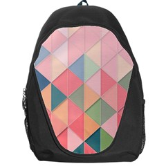 Background Geometric Triangle Backpack Bag by uniart180623