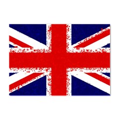Union Jack London Flag Uk Crystal Sticker (a4) by Celenk