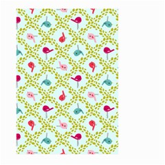 Birds Pattern Background Large Garden Flag (two Sides) by Simbadda