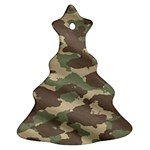 Camouflage Design Ornament (Christmas Tree)  Front