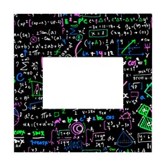 Math-linear-mathematics-education-circle-background White Box Photo Frame 4  X 6  by Simbadda