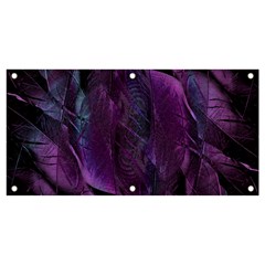 Feather Pattern Texture Form Banner And Sign 4  X 2  by Grandong