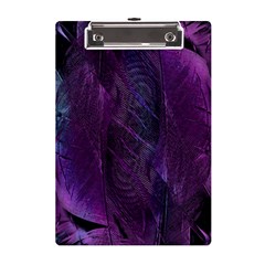 Feather Pattern Texture Form A5 Acrylic Clipboard by Grandong