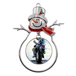 Download (1) D6436be9-f3fc-41be-942a-ec353be62fb5 Download (2) Vr46 Wallpaper By Reachparmeet - Download On Zedge?   1f7a Metal Snowman Ornament Front