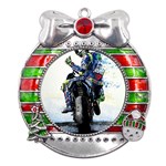 Download (1) D6436be9-f3fc-41be-942a-ec353be62fb5 Download (2) Vr46 Wallpaper By Reachparmeet - Download On Zedge?   1f7a Metal X Mas Ribbon With Red Crystal Round Ornament Front
