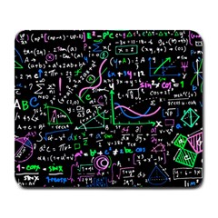 Math Linear Mathematics Education Circle Background Large Mousepad by Bangk1t