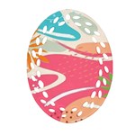 Vector Art At Vecteezy Aesthetic Abstract Oval Filigree Ornament (Two Sides) Back