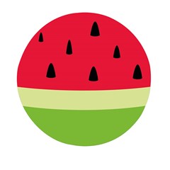 Watermelon Fruit Food Healthy Vitamins Nutrition Mini Round Pill Box (pack Of 3) by pakminggu