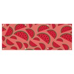 Watermelon Red Food Fruit Healthy Summer Fresh Banner and Sign 8  x 3  Front