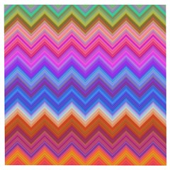 Pattern Chevron Zigzag Background Wooden Puzzle Square by Grandong