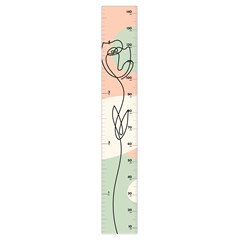 One Line Drawing Growth Chart Height Ruler For Wall by walala