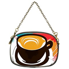 Coffee Tea Cappuccino Chain Purse (one Side) by uniart180623