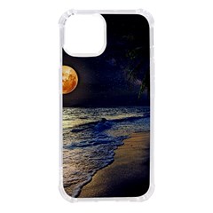 Beautiful Moon Nigh Sky Stars Iphone 14 Tpu Uv Print Case by Cowasu
