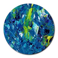 Painting-01 Round Mousepad by nateshop