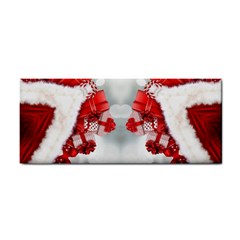 Christmas-background-tile-gifts Hand Towel by Bedest