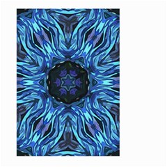 Background-blue-flower Large Garden Flag (two Sides) by Bedest