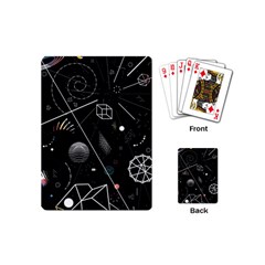 Future Space Aesthetic Math Playing Cards Single Design (mini) by pakminggu