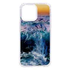 Sea-waves-ocean-water-beach-surf Iphone 14 Pro Max Tpu Uv Print Case by Cowasu
