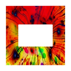 Color-background-structure-lines White Box Photo Frame 4  X 6  by Cowasu