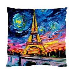 Eiffel Tower Starry Night Print Van Gogh Standard Cushion Case (one Side) by Sarkoni