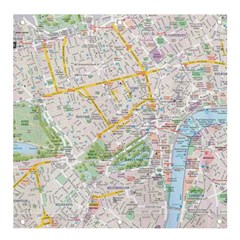 London City Map Banner And Sign 4  X 4  by Bedest