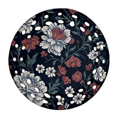 Flower Pattern Ornament (round Filigree) by Bedest