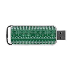 Christmas Knit Digital Portable Usb Flash (two Sides) by Mariart