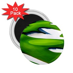 Golf Course Par Green 2 25  Magnets (10 Pack)  by Sarkoni