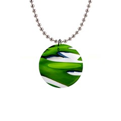 Golf Course Par Green 1  Button Necklace by Sarkoni