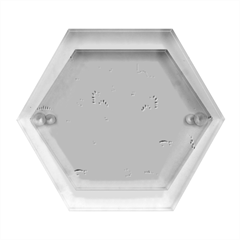 Baby Dino Seamless Pattern Hexagon Wood Jewelry Box by Sarkoni