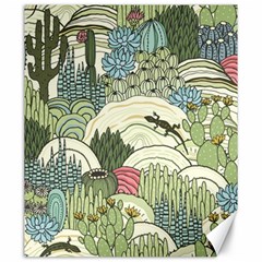 Playful Cactus Desert Landscape Illustrated Seamless Pattern Canvas 20  X 24  by Grandong