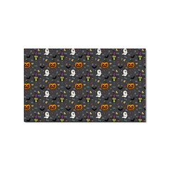 Halloween Bat Pattern Sticker (rectangular) by Ndabl3x