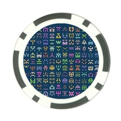 Procedural Generation Digital Art Pattern Poker Chip Card Guard by Grandong