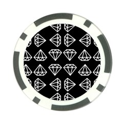 Black Diamond Pattern Poker Chip Card Guard (10 Pack) by Ndabl3x