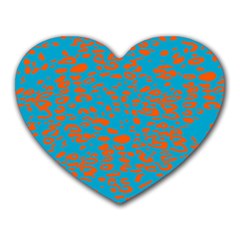 Animal Print Pattern Heart Mousepad by Pakjumat