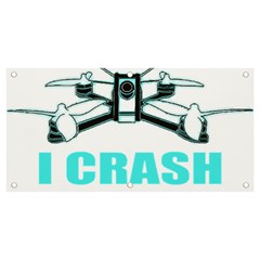 Drone Racing Gift T- Shirt Distressed F P V Race Drone Racing Drone Racer Pattern Quote T- Shirt (3) Banner And Sign 4  X 2  by ZUXUMI