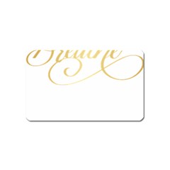 Breathe T- Shirt Breathe In Gold T- Shirt (1) Magnet (name Card) by JamesGoode