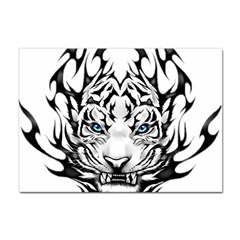 White And Black Tiger Sticker A4 (100 Pack) by Sarkoni