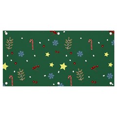 Twigs Christmas Party Pattern Banner And Sign 4  X 2  by uniart180623