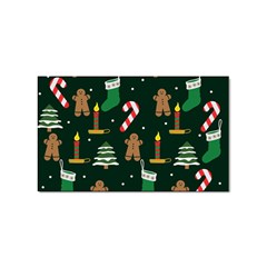 Pattern Christmas Gift Sticker Rectangular (10 Pack) by uniart180623