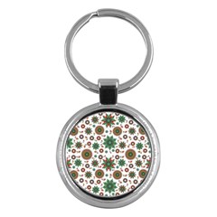 Pattern Abstract Seamless Key Chain (round) by uniart180623